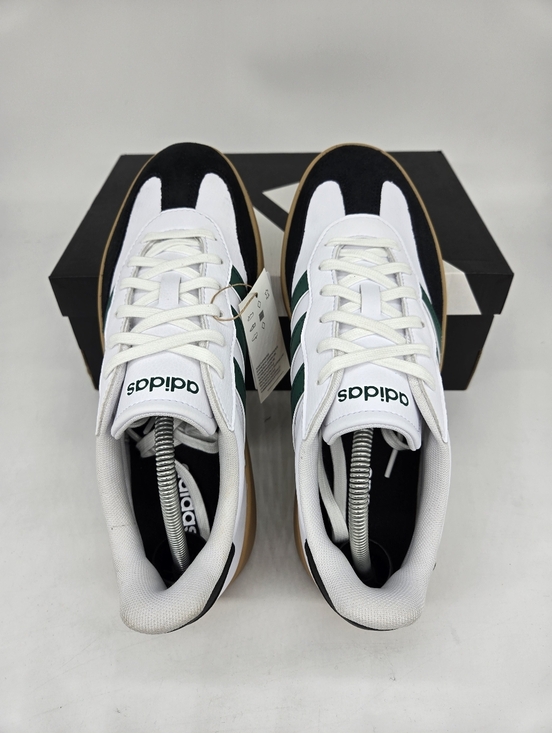 Adidas Men\'s Barreda JR1323 White Black Green Shoes Size 10 New main image 5